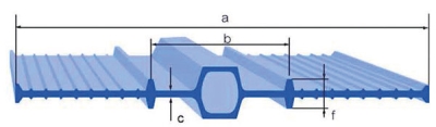 P-WATERSTOPS FOR EXPANSION JOINTS  &ndash; INTERNAL APPLICATION